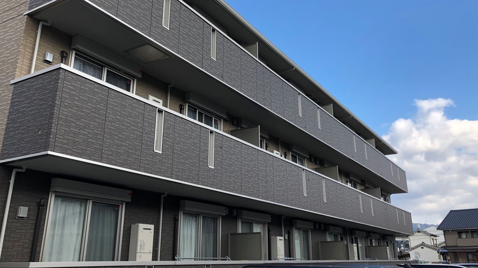 アパートの外観